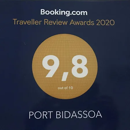 Apartamento Port Bidassoa - T2 Coquet, Parking, Lit Xxl, Wifi, Pres De La Gare Hendaya