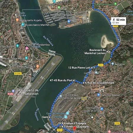 Port Bidassoa - T2 Coquet, Parking, Lit Xxl, Wifi, Pres De La Gare Apartamento